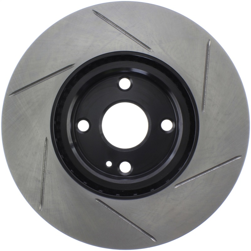 Mazda MX-5 Brake Rotor (1) - Front Passenger Side - Stoptech - Slotted Sport - Black E-Coated - `16-`18