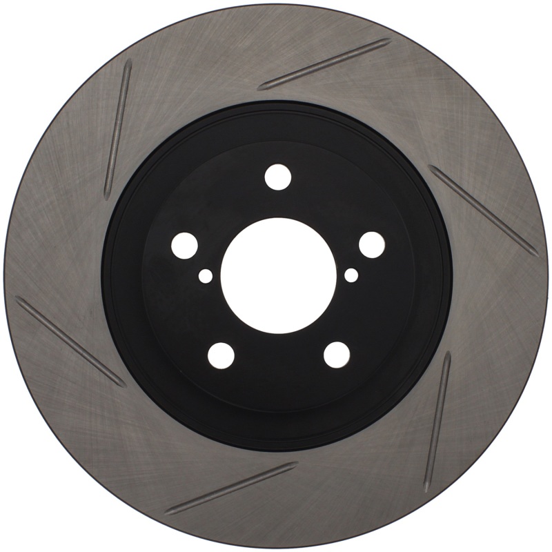 Toyota GR86 Brake Rotor (1) - Front Left - Stoptech - Slotted - Black - `17-`20