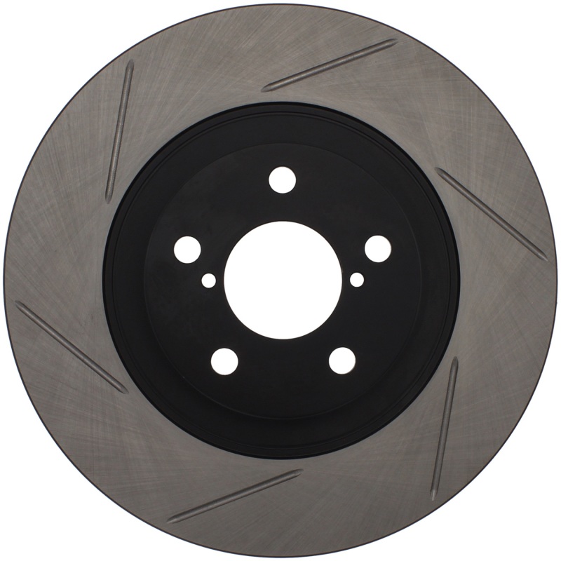 Toyota GR86 Brake Rotor (1) - Front Right - Stoptech - Slotted Sport - Black - `17-`20