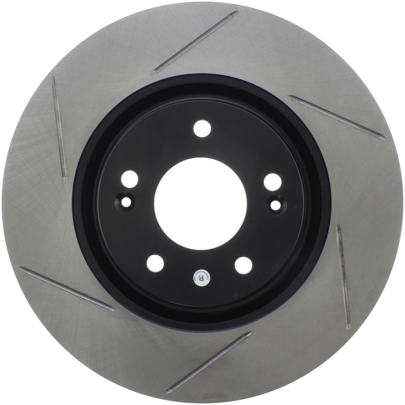 Hyundai Nexo Brake Rotor (1) - Front Right - Stoptech - Slotted - Black - 2019 Hyundai Nexo Brake Rotor (1) - Front Right - Stoptech - Slotted - Black - 2019