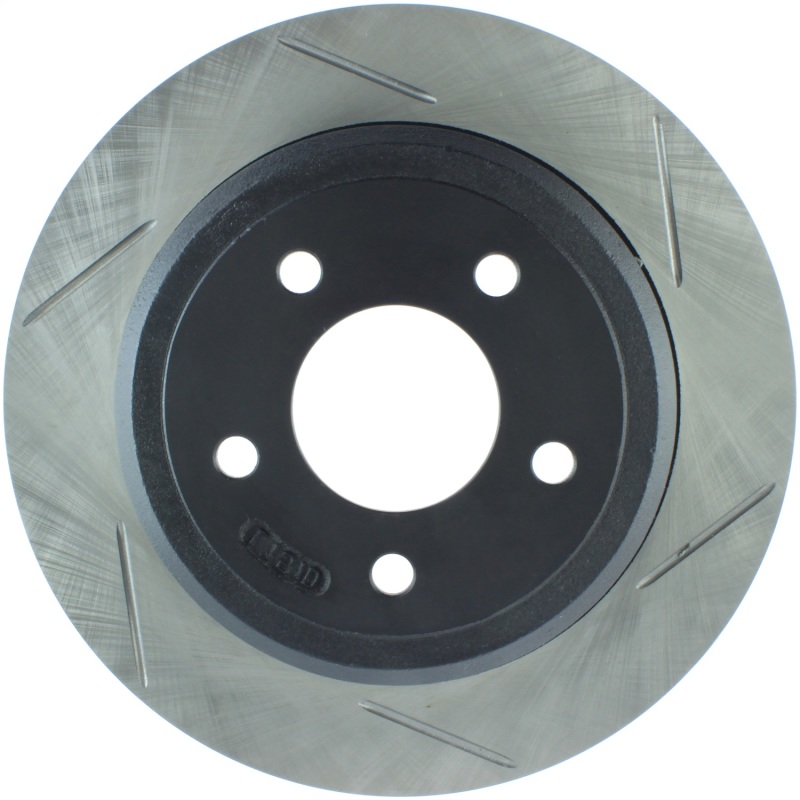 Ford Grand Marquis Brake Rotor (1) - Rear Left - Stoptech - Slotted Sport - Black - 2003 Ford Grand Marquis Brake Rotor (1) - Rear Left - Stoptech - Slotted Sport - Black - 2003