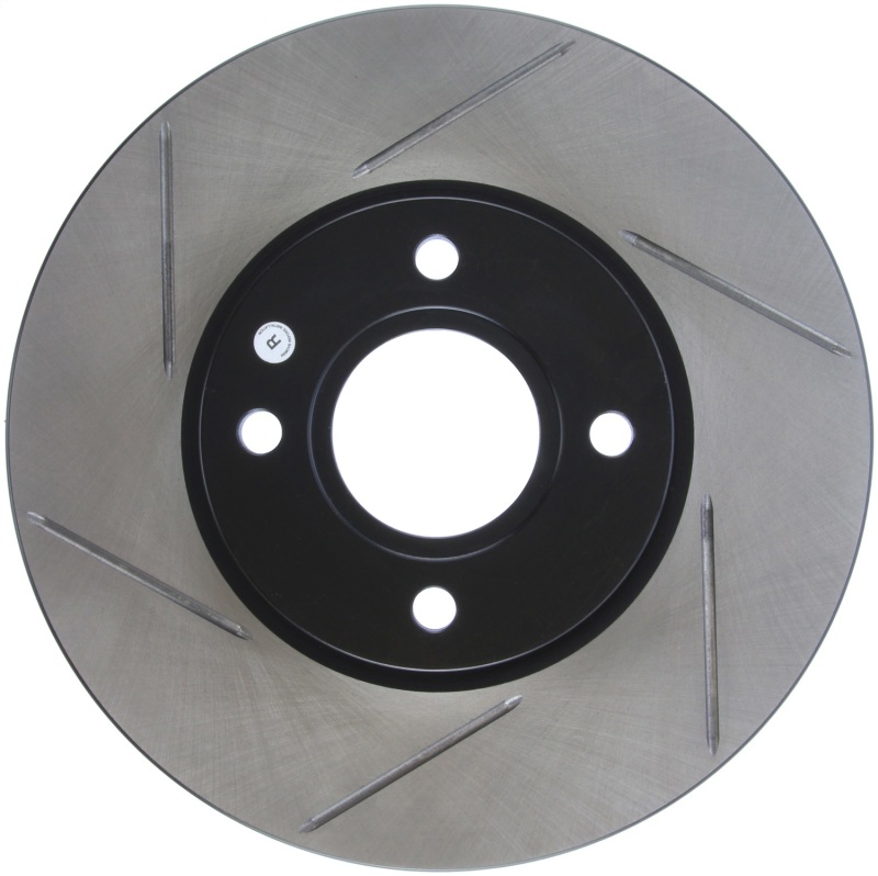 Ford Fiesta Brake Rotor (1) - Front Right - Stoptech - Slotted Sport Rotors - Black - `14-`18 Ford Fiesta Brake Rotor (1) - Front Right - Stoptech - Slotted Sport Rotors - Black - `14-`18