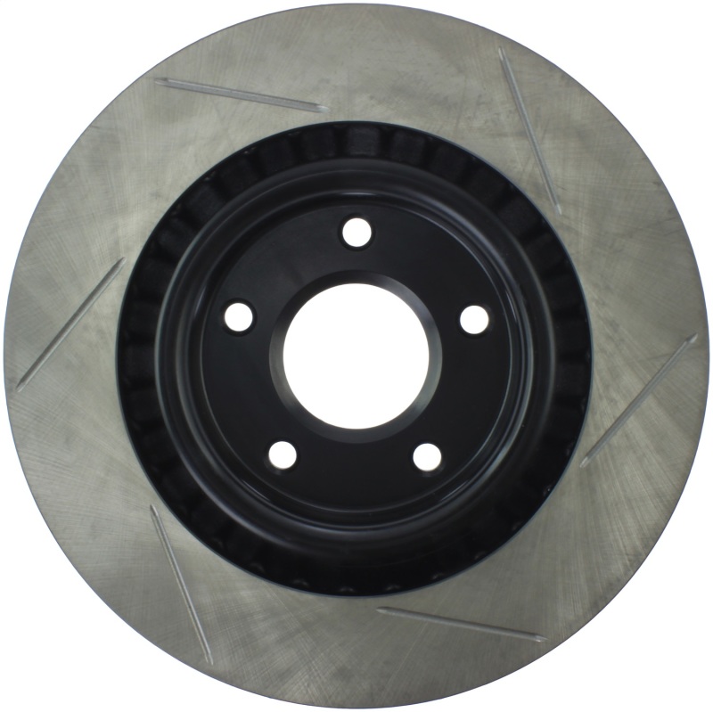 Cadillac XLR Brake Rotor (1) - Front Right - Stoptech - Slotted Sport - Black - `05-`07