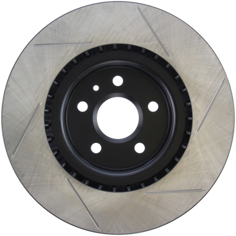 Buick Regal Brake Rotor (1) - Front Right - Stoptech - Slotted Sport - Black - `12-`13