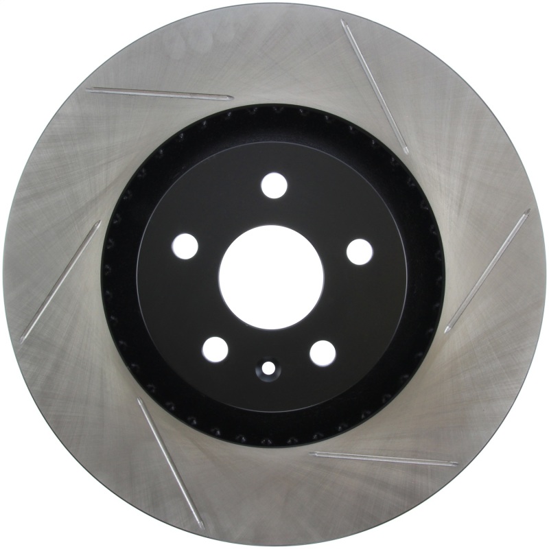 Cadillac CTS Brake Rotor (1) - Front Left - Stoptech - Slotted Sport - Black - `09-`15 Cadillac CTS Brake Rotor (1) - Front Left - Stoptech - Slotted Sport - Black - `09-`15