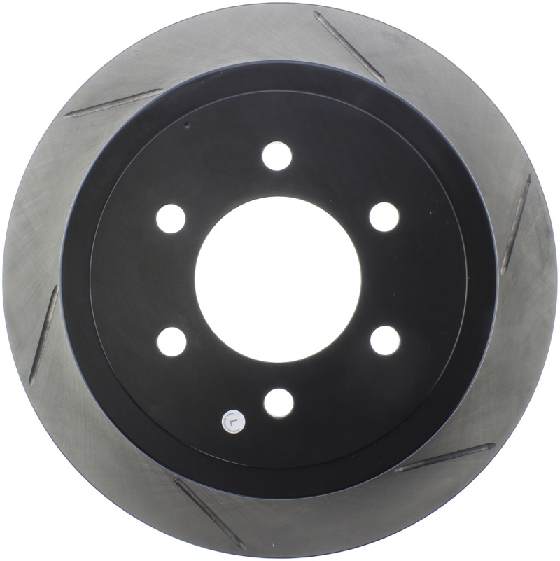 Lincoln Mark LT Brake Rotor (1) - Rear Left - Stoptech - Slotted - Black - `05-`08 Lincoln Mark LT Brake Rotor (1) - Rear Left - Stoptech - Slotted - Black - `05-`08