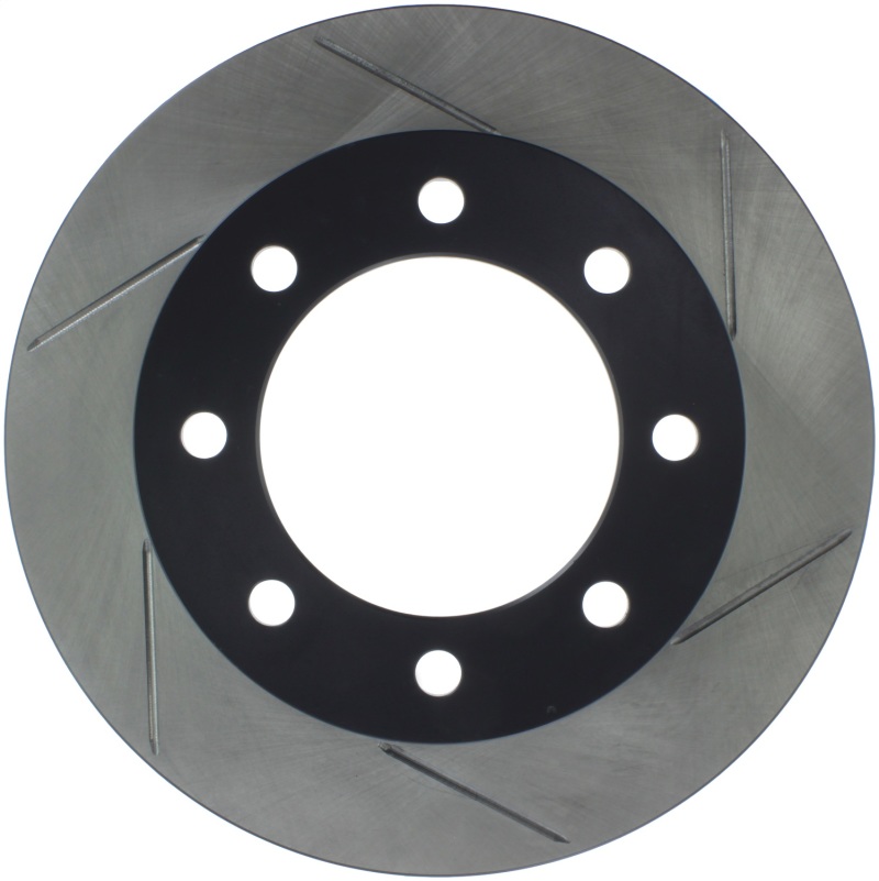 Ford F-250 Super Duty Brake Rotor (1) - Front Left - Stoptech - Sport Slotted - Black - `05-`13 Ford F-250 Super Duty Brake Rotor (1) - Front Left - Stoptech - Sport Slotted - Black - `05-`13