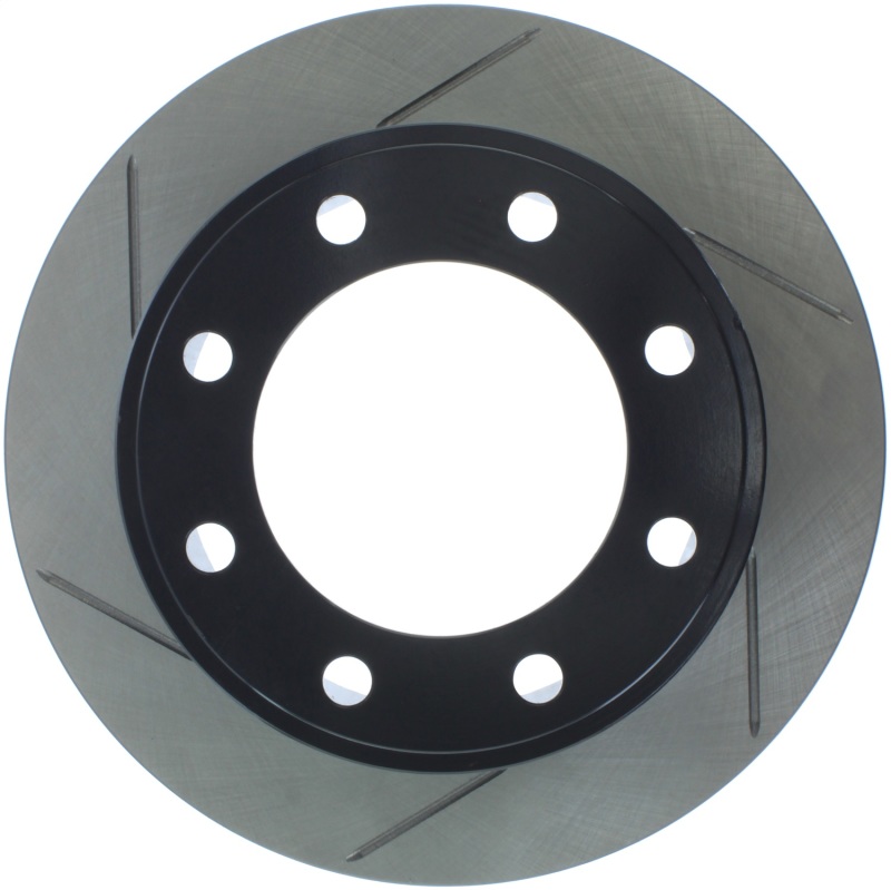 Ford F-250 Super Duty Brake Rotor (1) - Rear Right - Stoptech - Slotted Sport - Black - `05-`13 Ford F-250 Super Duty Brake Rotor (1) - Rear Right - Stoptech - Slotted Sport - Black - `05-`13