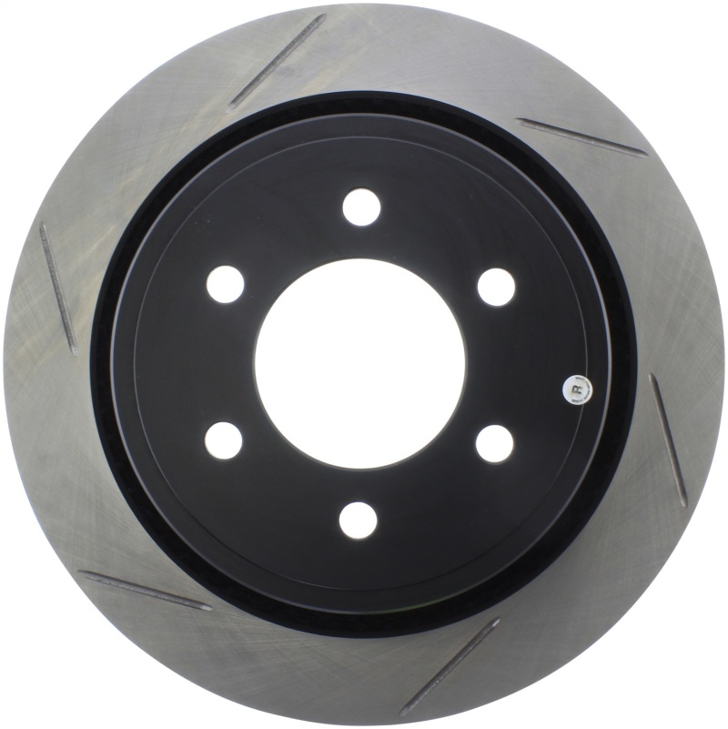 Ford F-150 Brake Rotor (1) - Rear Right - Stoptech - Slotted Sport - Black - `12-`20 Ford F-150 Brake Rotor (1) - Rear Right - Stoptech - Slotted Sport - Black - `12-`20