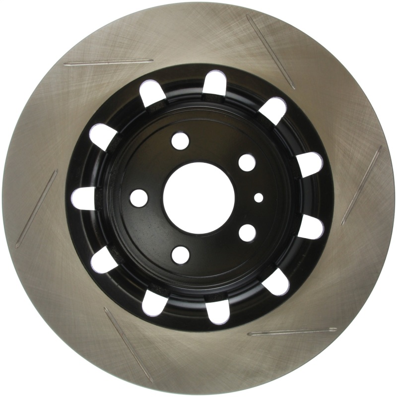 Ford Explorer Brake Rotor (1) - Front Right - Stoptech - Slotted Sport - Black - `13-`19