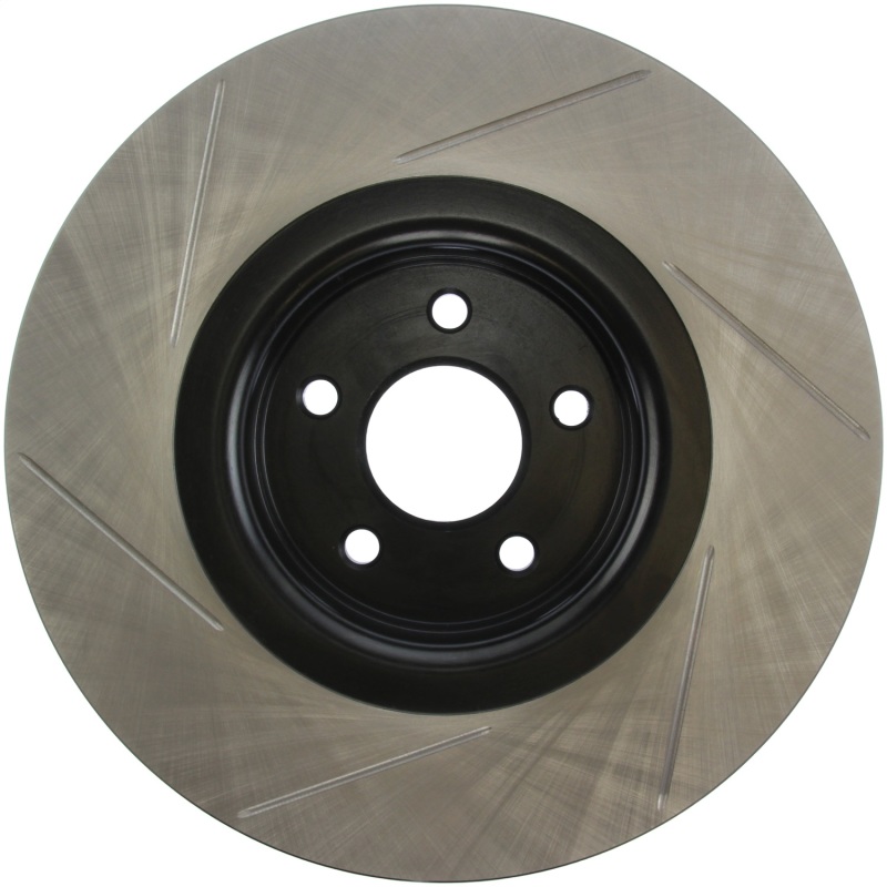 Lincoln MKC Brake Rotor (1) - Front Left - Stoptech - Slotted Sport Rotor - Black E-Coated - `15-`19