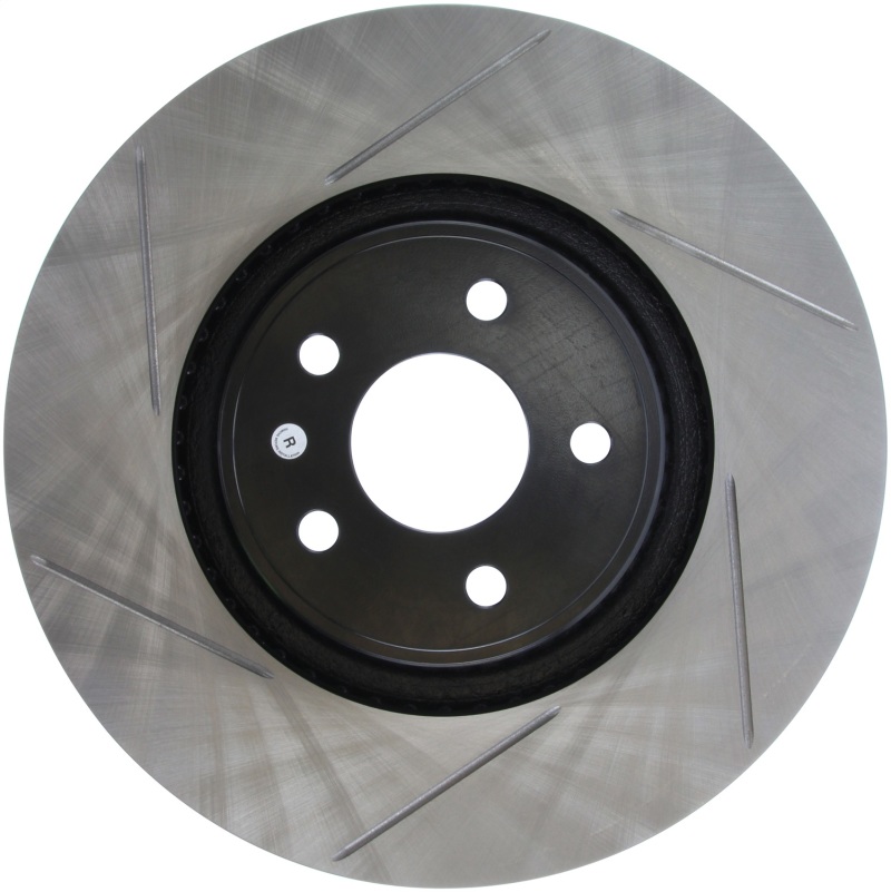 Ford Focus Brake Rotor (1) - Front Right - Stoptech - Slotted - Black - `13-`18 Ford Focus Brake Rotor (1) - Front Right - Stoptech - Slotted - Black - `13-`18