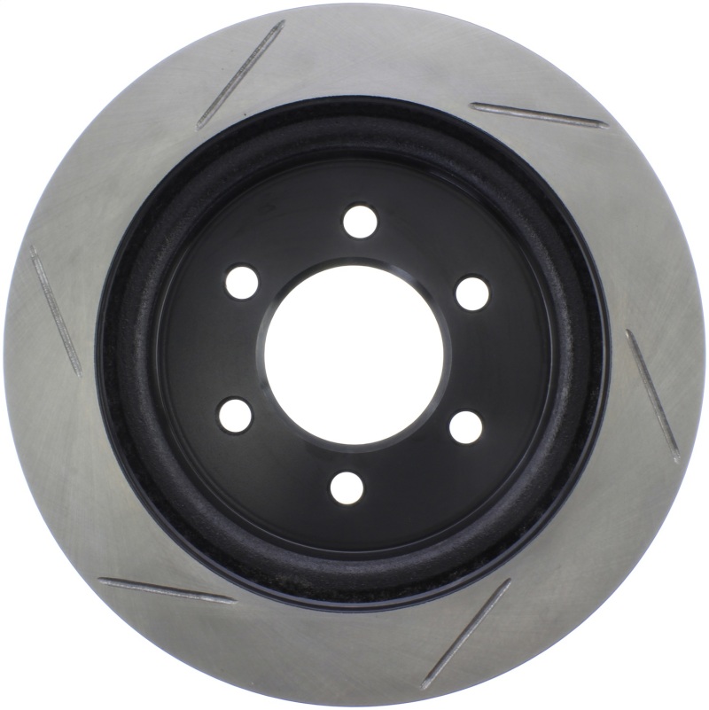 Lincoln Navigator Brake Rotor (1) - Rear Left - Stoptech - Slotted Sport - Black - `18-`20