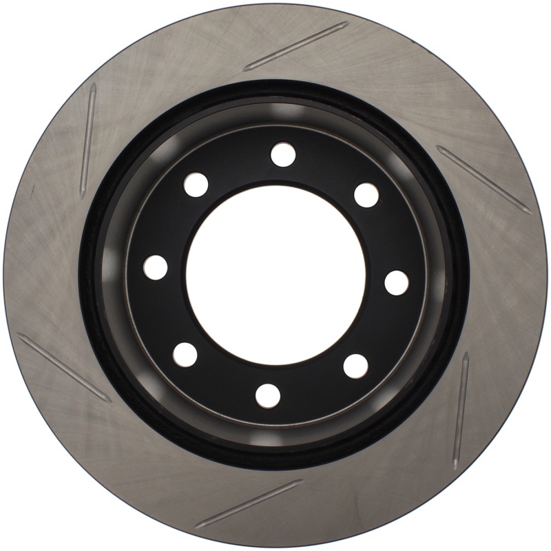 Chevrolet Avalanche Brake Rotor (1) - Rear Left - Stoptech - Slotted Sport - Black - `03-`06