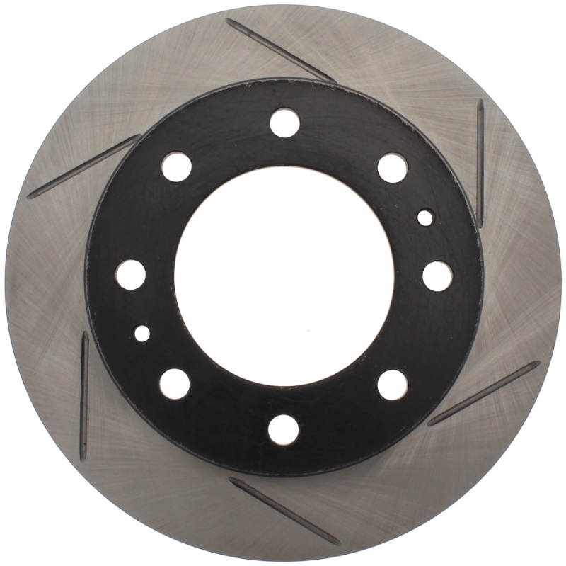 GMC Sierra 3500 Classic Brake Rotor (1) - Front Left - Stoptech - Slotted Sport - Black - 2007 GMC Sierra 3500 Classic Brake Rotor (1) - Front Left - Stoptech - Slotted Sport - Black - 2007