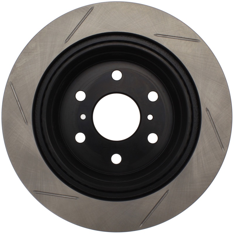 GMC Sierra 1500 Brake Rotors (1) - Rear Right - Stoptech - Slotted Sport - Black - `07-`19