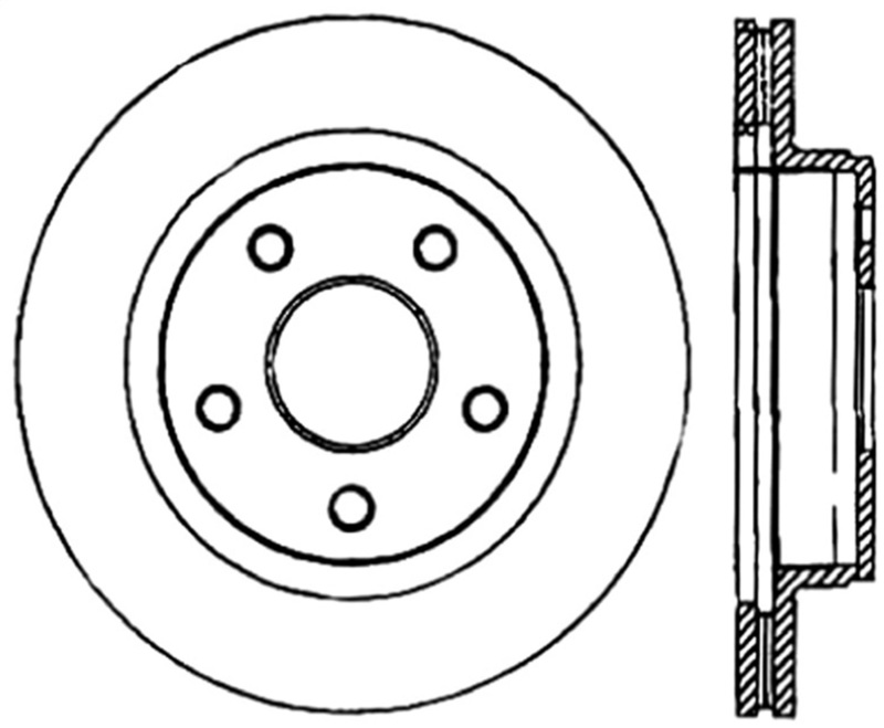 Ram 1500 Brake Rotor (1) - Front Left - Stoptech - Slotted Cryo - Black - `11-`19 Ram 1500 Brake Rotor (1) - Front Left - Stoptech - Slotted Cryo - Black - `11-`19