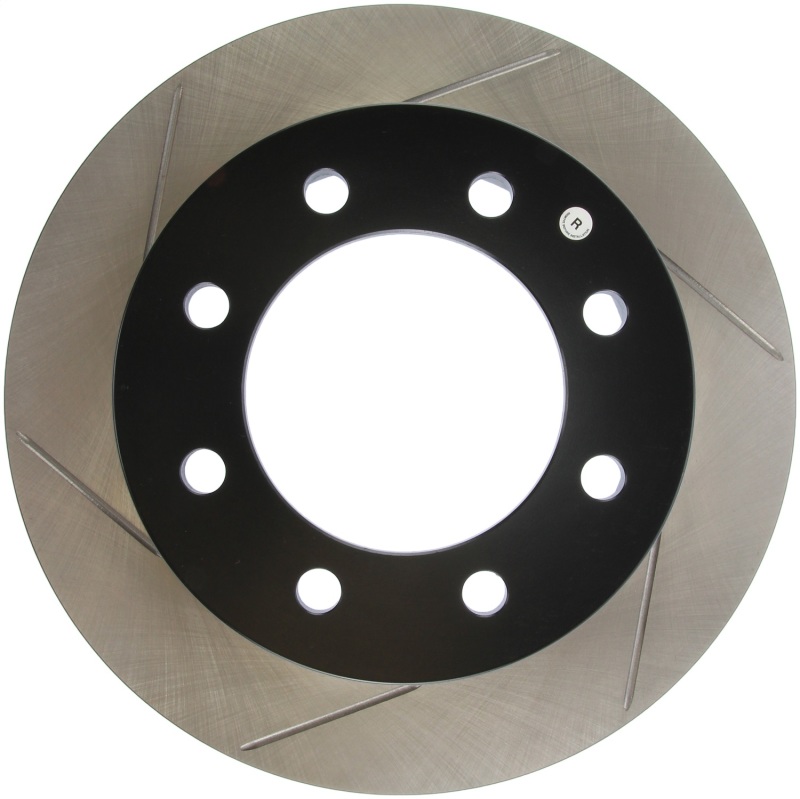 Dodge Ram 1500 Brake Rotor (1) - Front Right - Stoptech - Slotted Sport, E-Coated, High-Carbon - Black - `06-`08 Dodge Ram 1500 Brake Rotor (1) - Front Right - Stoptech - Slotted Sport, E-Coated, High-Carbon - Black - `06-`08