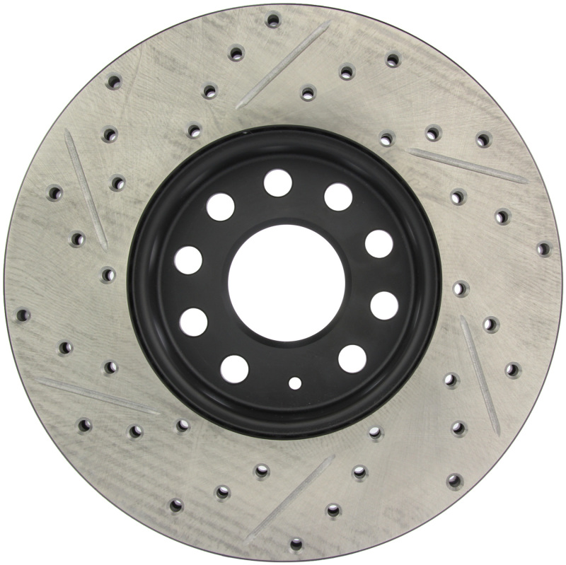 Audi A3 Brake Rotors (2) - Front and Rear - Stoptech - Slot & Drill - `10-`19