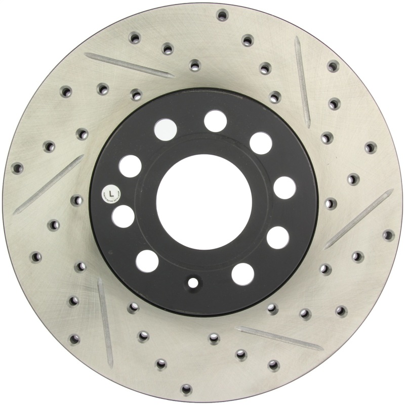 Audi A3 Brake Rotors (2) - Front and Rear - Stoptech - Slot & Drill - `10-`19 Audi A3 Brake Rotors (2) - Front and Rear - Stoptech - Slot & Drill - `10-`19