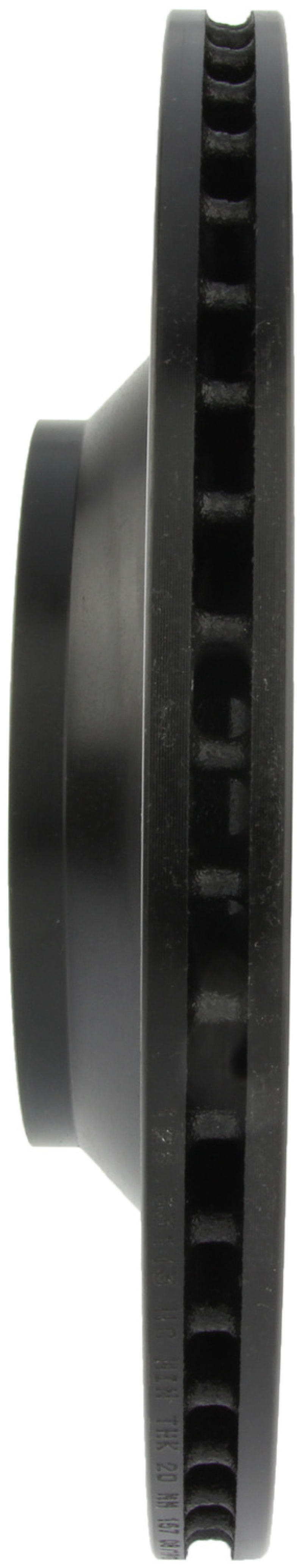 Audi RS3 Brake Rotor (1) - Left Rear - Stoptech - Slotted & Drilled - Black - `17-`19