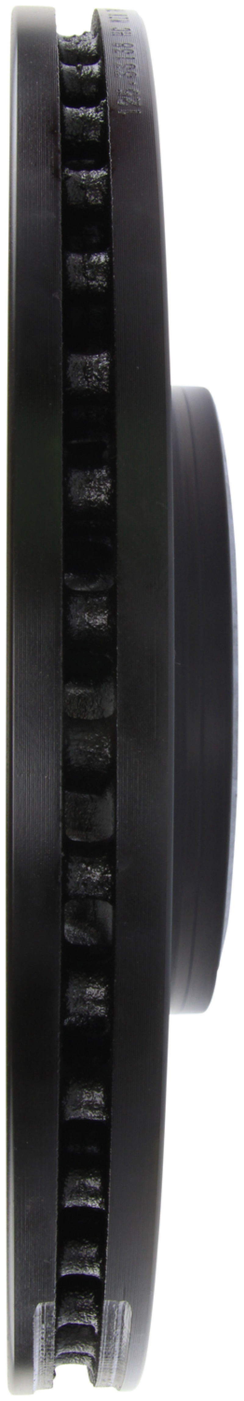 Audi A6 Quattro Brake Rotor (1) - Front Left - Stoptech - Slotted & Drilled - Black - `12-`19