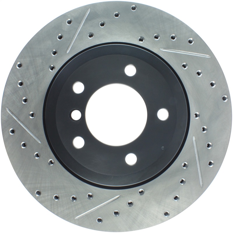 BMW 320i Brake Rotor (1) - Front Right - Stoptech - Slotted & Drilled - `01-`05 BMW 320i Brake Rotor (1) - Front Right - Stoptech - Slotted & Drilled - `01-`05