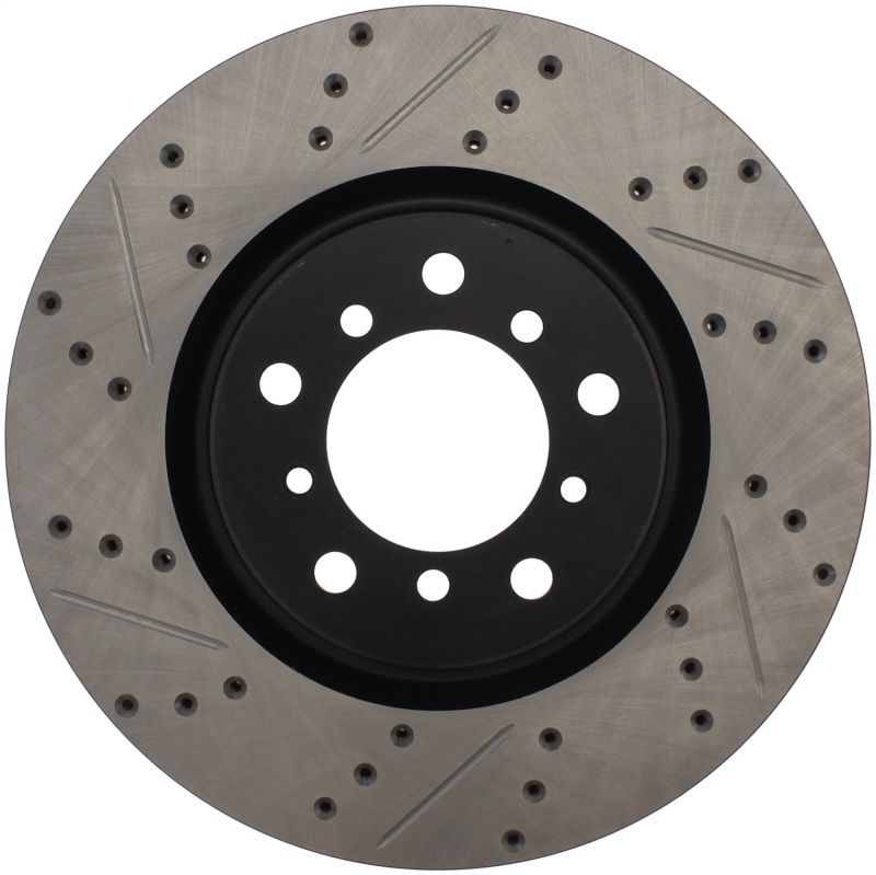 BMW M3 Brake Rotor (1) - Front Right - Stoptech - Slotted & Drilled Sport - Black - `01-`06 BMW M3 Brake Rotor (1) - Front Right - Stoptech - Slotted & Drilled Sport - Black - `01-`06