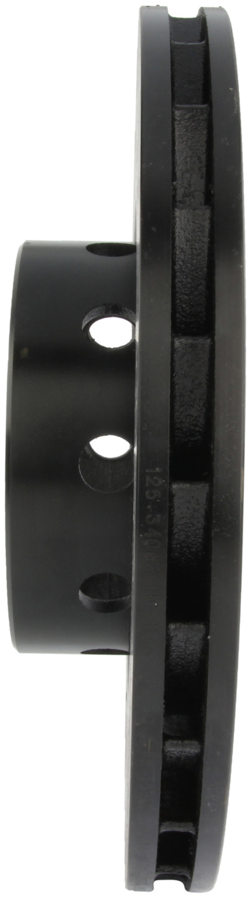 BMW M5 Brake Rotor (1) - Front Right - Stoptech - Slotted & Drilled - Black - `00-`03