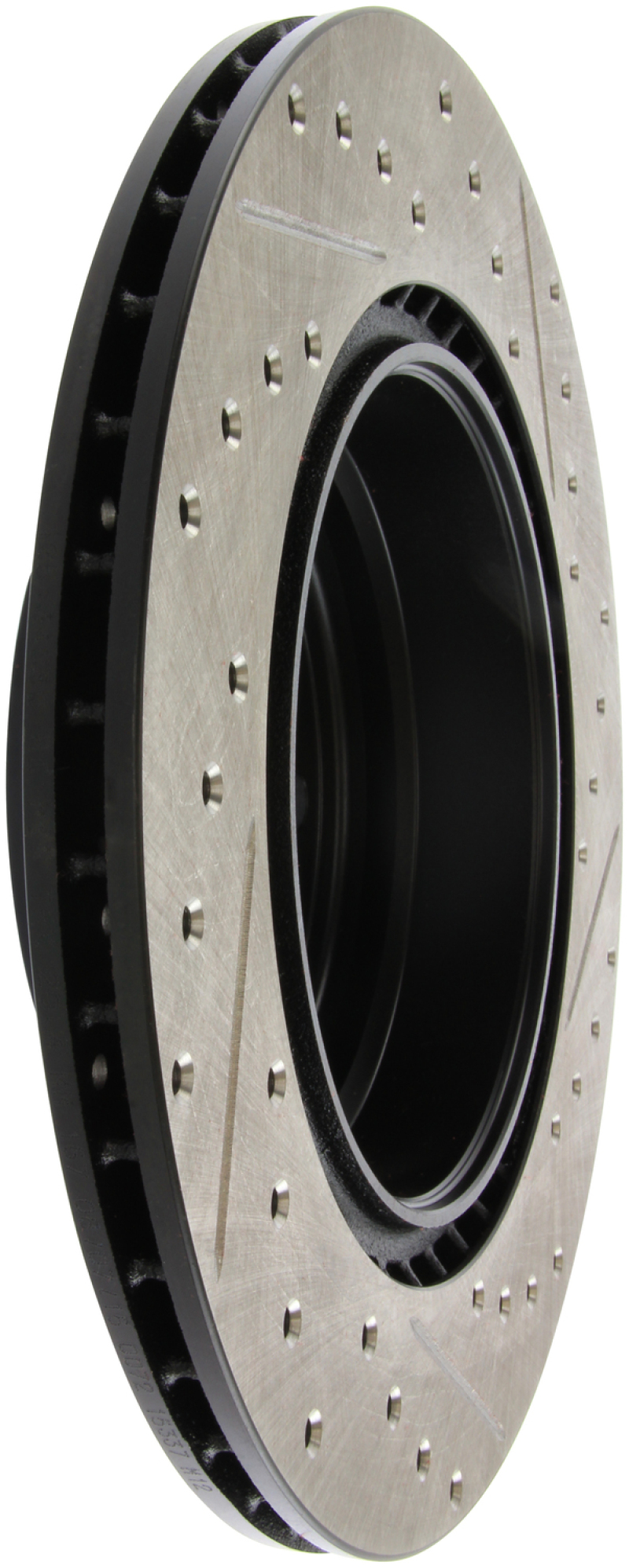 BMW 3 Series Brake Rotor (1) - Rear Right - Stoptech - Slotted & Drilled - Black - 2006 BMW 3 Series Brake Rotor (1) - Rear Right - Stoptech - Slotted & Drilled - Black - 2006