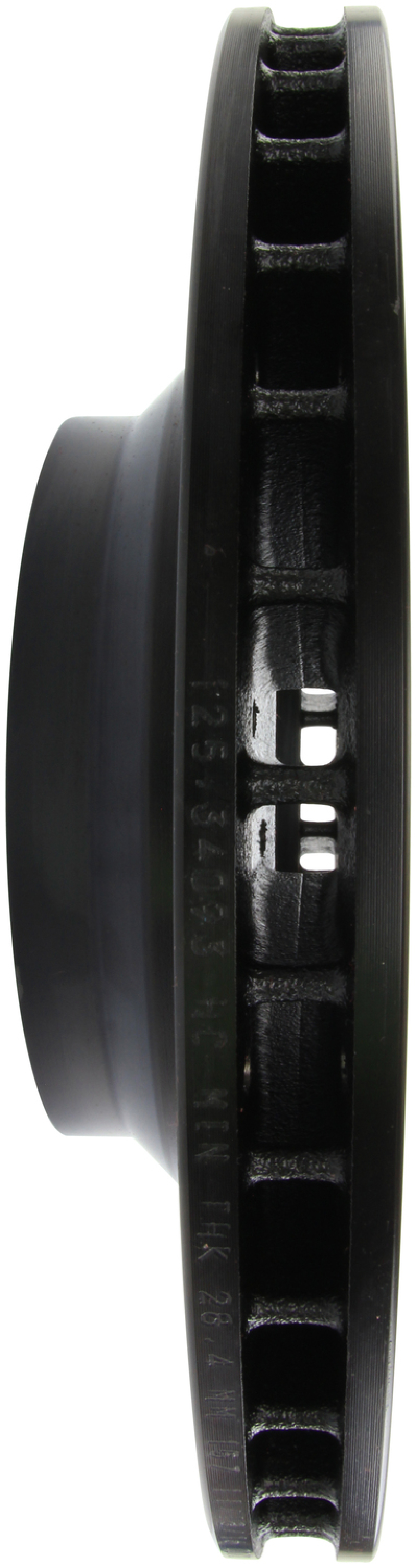 BMW 335i Brake Rotor (1) - Front Left - Stoptech - Slotted & Drilled - Black - `07-`13