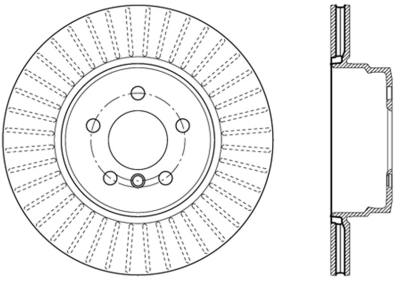 BMW X6 Brake Rotor (1) - Rear Left - Stoptech - Sport Cryo Drilled & Slotted - Black E-Coat - `08-`19 BMW X6 Brake Rotor (1) - Rear Left - Stoptech - Sport Cryo Drilled & Slotted - Black E-Coat - `08-`19
