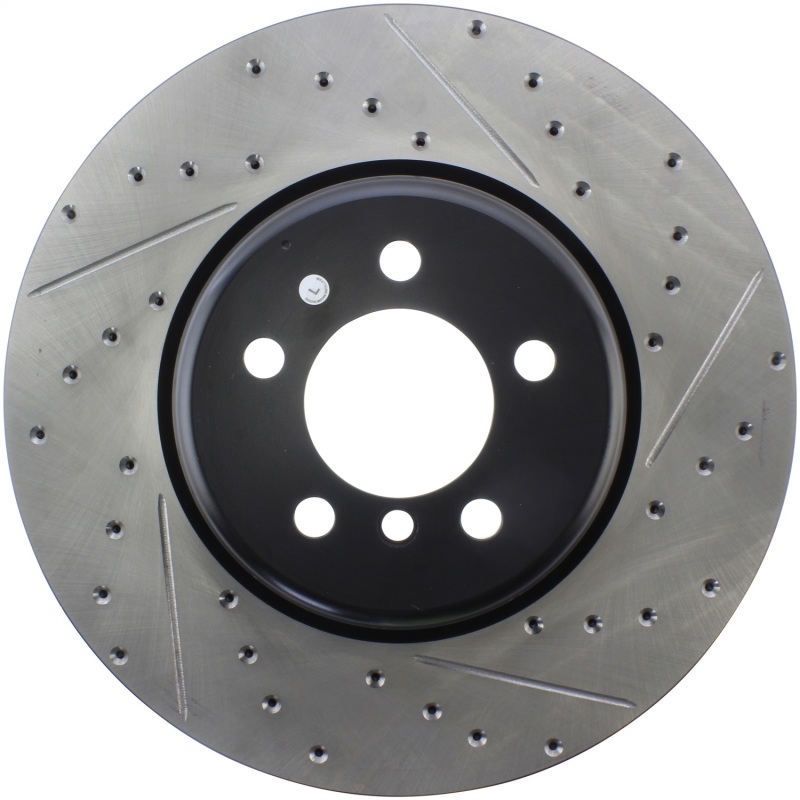 BMW 3 Series Brake Rotor (1) - Rear Left - Stoptech - Drilled & Slotted - Black - `14-`16 BMW 3 Series Brake Rotor (1) - Rear Left - Stoptech - Drilled & Slotted - Black - `14-`16
