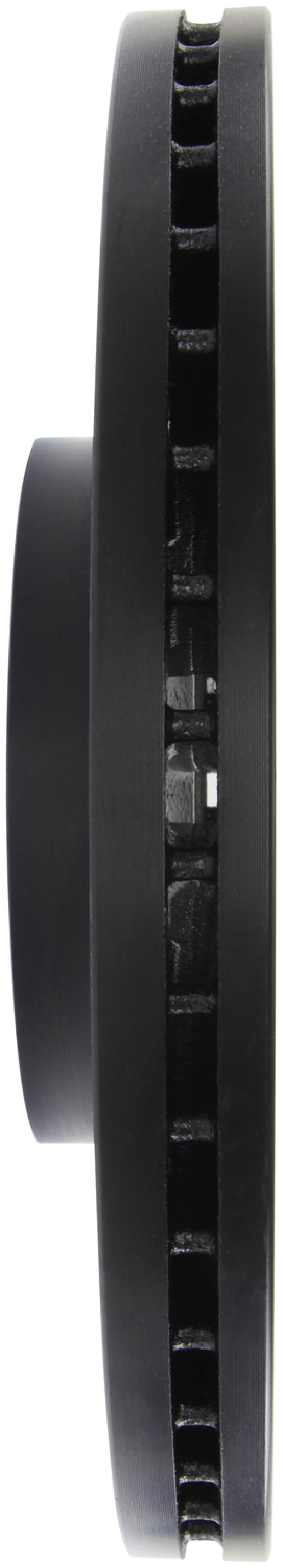 Nissan 370Z Brake Rotor (1) - Front Left - Stoptech - Drilled & Slotted - Black - `09-`19