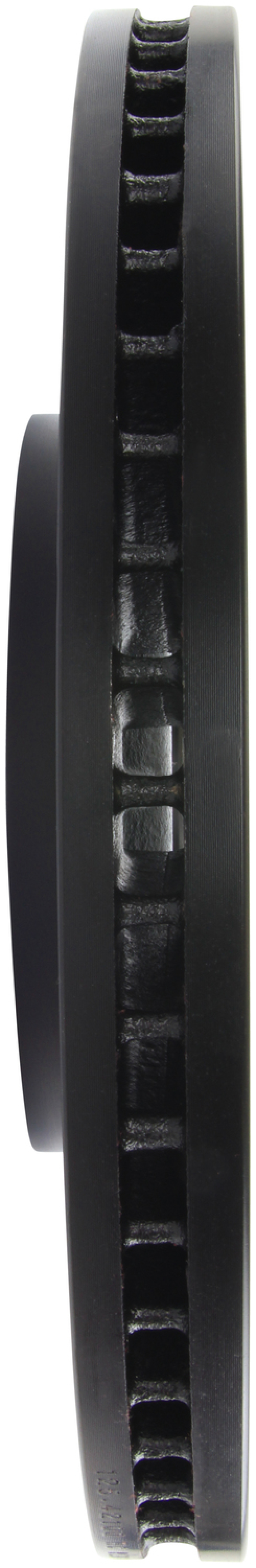 Nissan 370Z Brake Rotor (1) - Front Left - Stoptech - Slotted & Drilled - Black - `09-`19