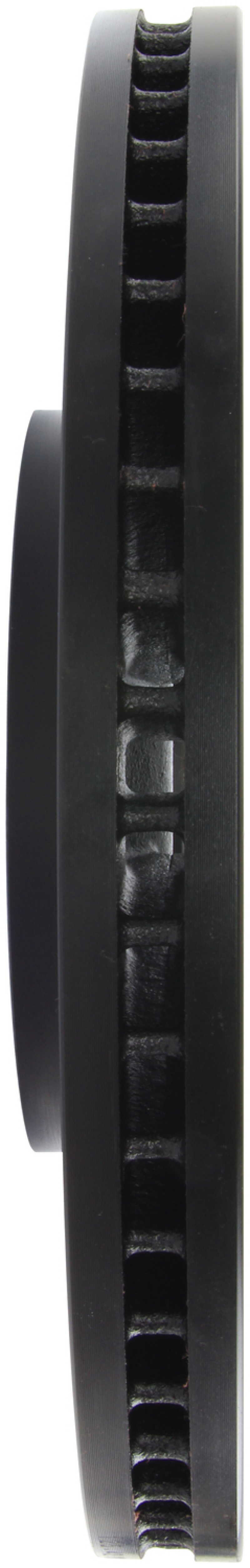 Nissan 370Z Brake Rotor (1) - Front Right - Stoptech - Slotted & Drilled - Black - `09-`19