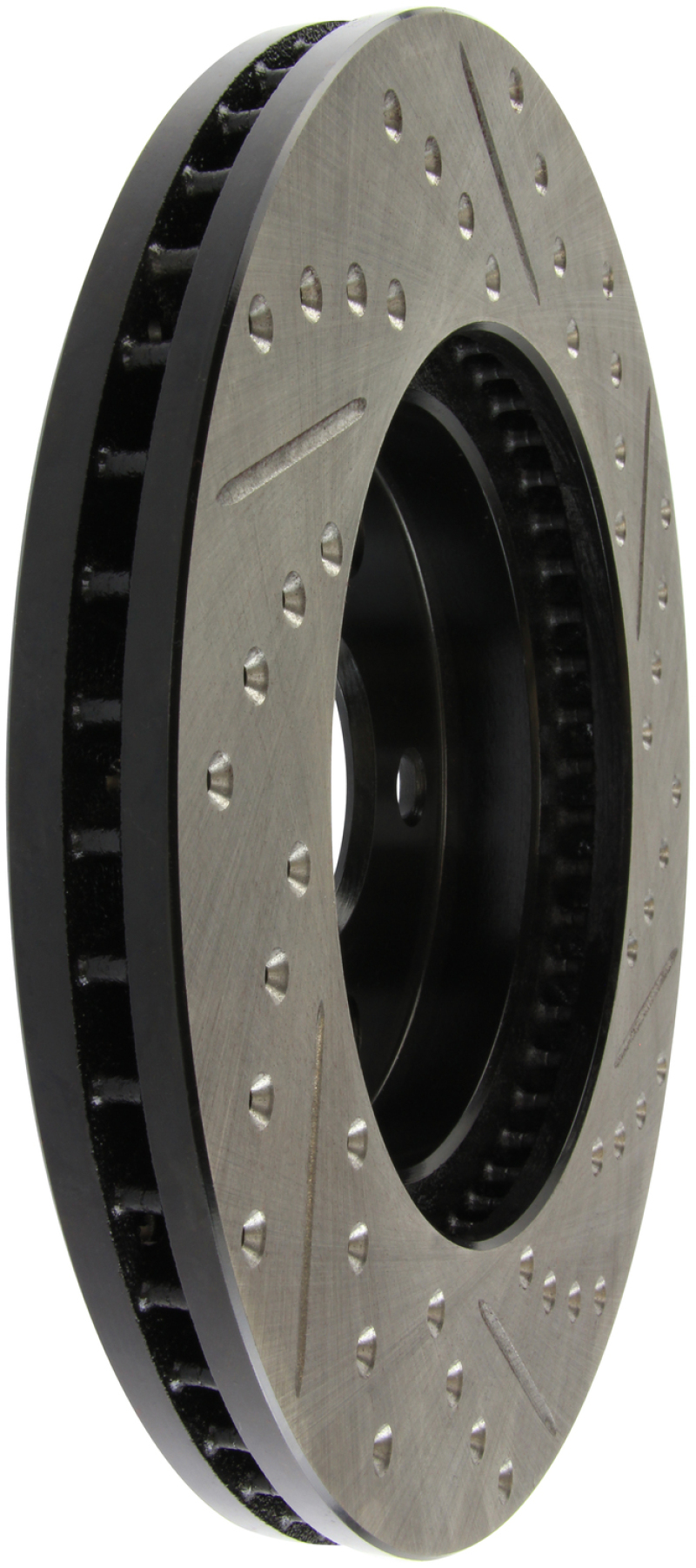 Toyota Avalon Brake Rotor (1) - Front Right - Stoptech - Drilled & Slotted Sport Rotor - Black - `05-`07