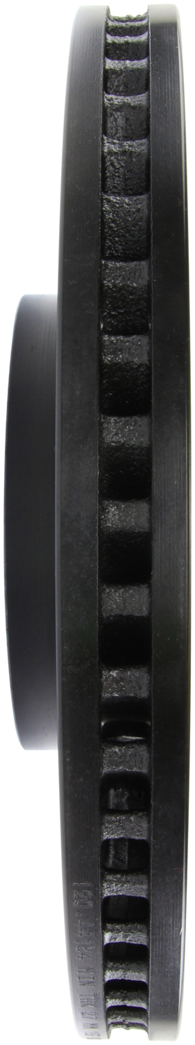 Lexus GS200t Brake Rotor (1) - Front Left - Stoptech - Slotted & Drilled - Black - `16-`17