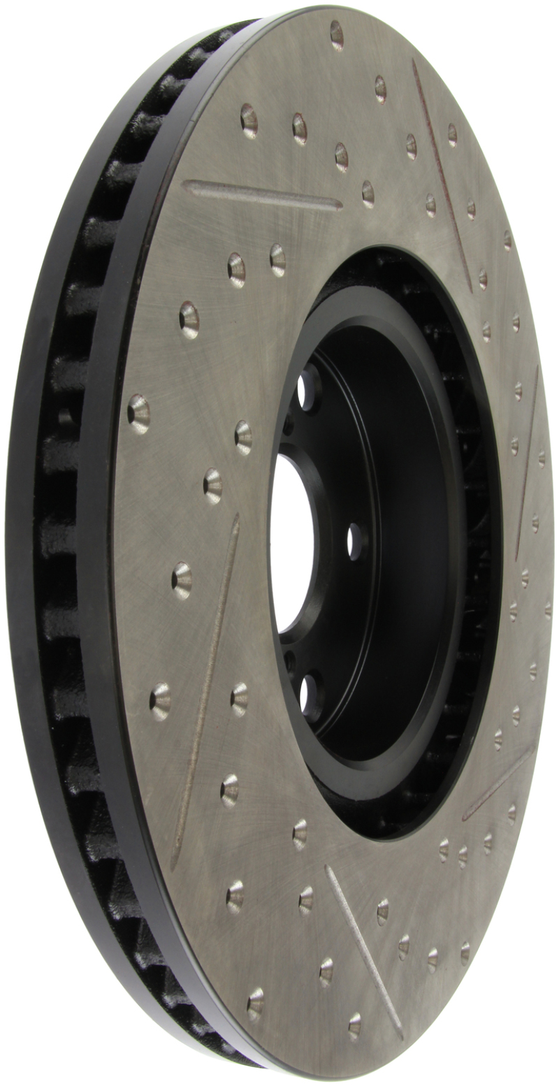 Lexus IS200t Brake Rotor (1) - Front Right - Stoptech - Drilled & Slotted - 2017