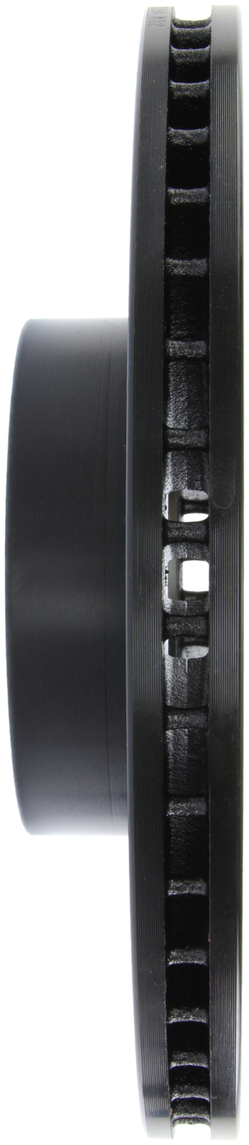 Subaru Baja Brake Rotor (1) - Front Left - Stoptech - Slotted & Drilled - Black E-Coated - `03-`06