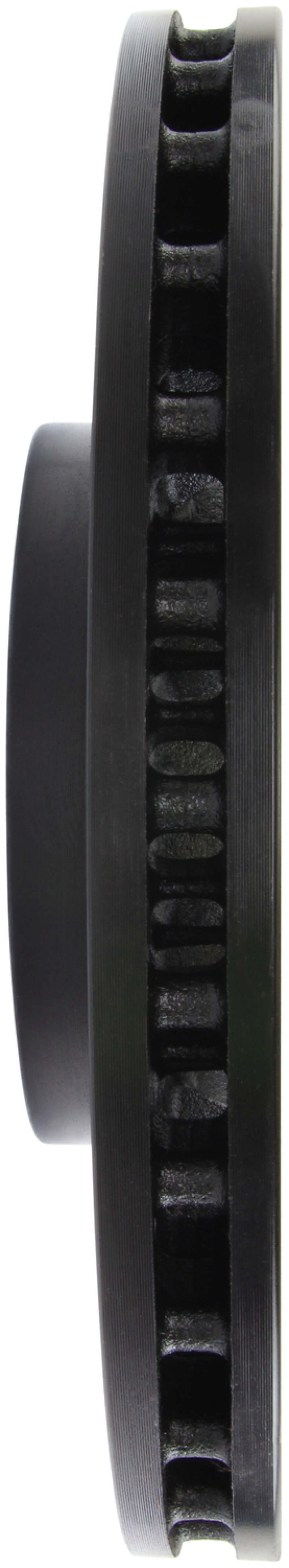 Subaru WRX STI Brake Rotor (1) - Front Right - Stoptech - Slotted & Drilled - Black - `13-`17