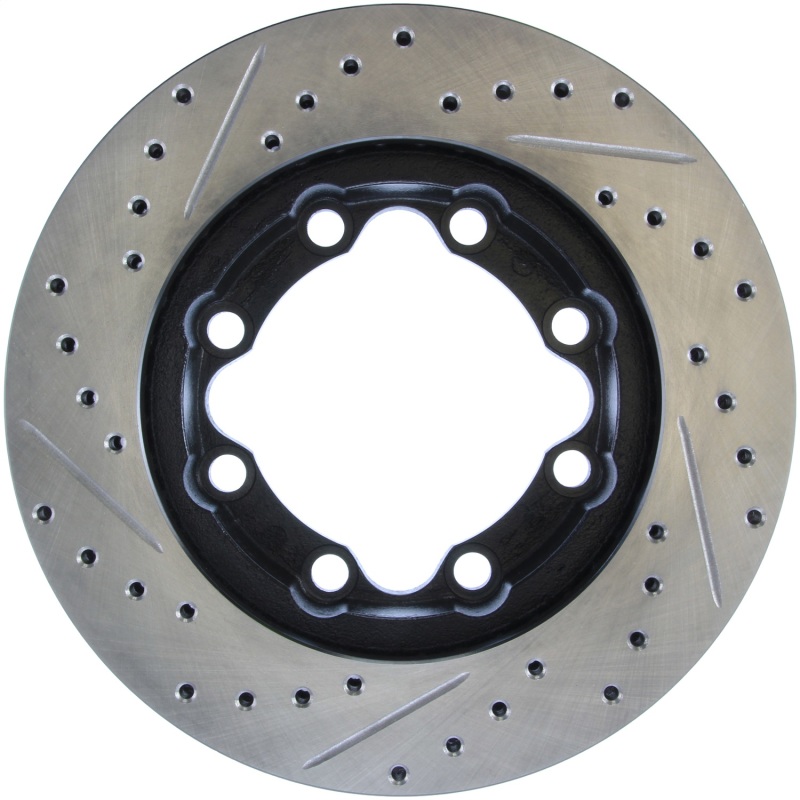 Chevrolet K3500 Brake Rotor (1) - Front Left - Stoptech - Drilled & Slotted - `92-`00