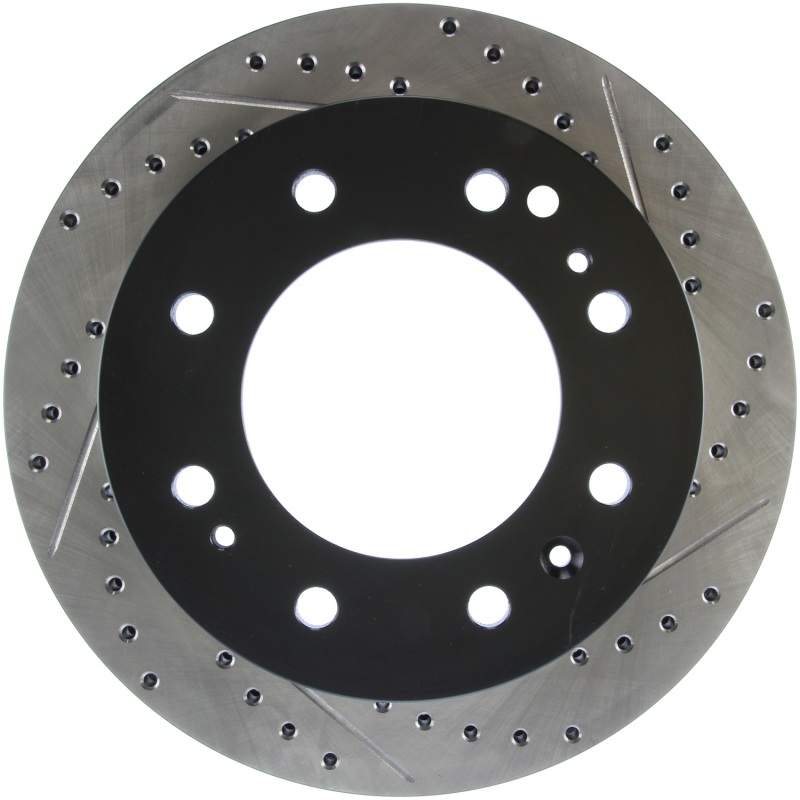 Chevrolet Silverado 3500 HD Brake Rotor (1) - Front Left - Stoptech - StopTech Sport Drilled & Slotted - Black - `11-`20 Chevrolet Silverado 3500 HD Brake Rotor (1) - Front Left - Stoptech - StopTech Sport Drilled & Slotted - Black - `11-`20