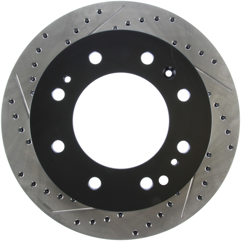 GMC Sierra 3500 HD Brake Rotors (1) - Front Right - Stoptech - Slotted/Drilled - Black - `11-`20 GMC Sierra 3500 HD Brake Rotors (1) - Front Right - Stoptech - Slotted/Drilled - Black - `11-`20