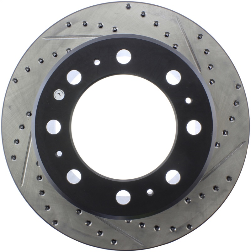 Dodge Ram 4000 Brake Rotor (1) - Front Right - Stoptech - Drilled & Slotted - Black - `09-`15 Dodge Ram 4000 Brake Rotor (1) - Front Right - Stoptech - Drilled & Slotted - Black - `09-`15