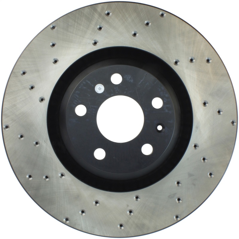Audi TT Quattro Brake Rotor (1) - Front Right - Stoptech - Drilled Sport - Black - `08-`11 Audi TT Quattro Brake Rotor (1) - Front Right - Stoptech - Drilled Sport - Black - `08-`11