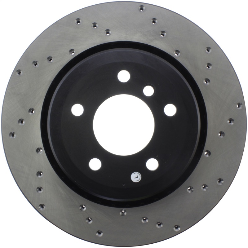 BMW 3 Series Brake Rotor (1) - Rear Left - Stoptech - Drilled Sport - Black - `00-`05 BMW 3 Series Brake Rotor (1) - Rear Left - Stoptech - Drilled Sport - Black - `00-`05