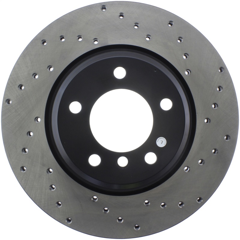 BMW 1 Series Brake Rotor (1) - Front Left - Stoptech - Drilled Sport - Black - `06-`10 BMW 1 Series Brake Rotor (1) - Front Left - Stoptech - Drilled Sport - Black - `06-`10