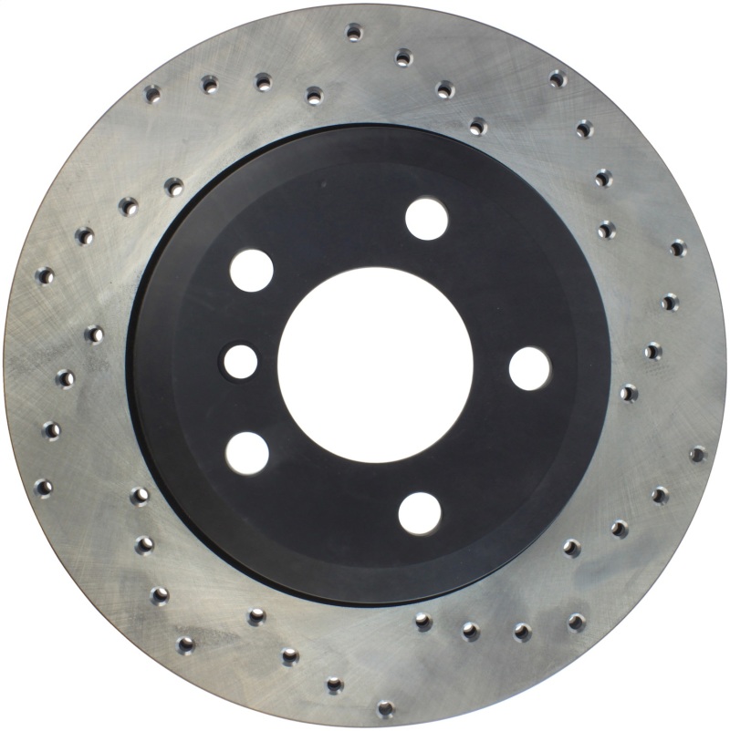 BMW X6 Brake Rotor (1) - Front + Rear - Stoptech - Drilled Sport - Black - `10-`16 BMW X6 Brake Rotor (1) - Front + Rear - Stoptech - Drilled Sport - Black - `10-`16