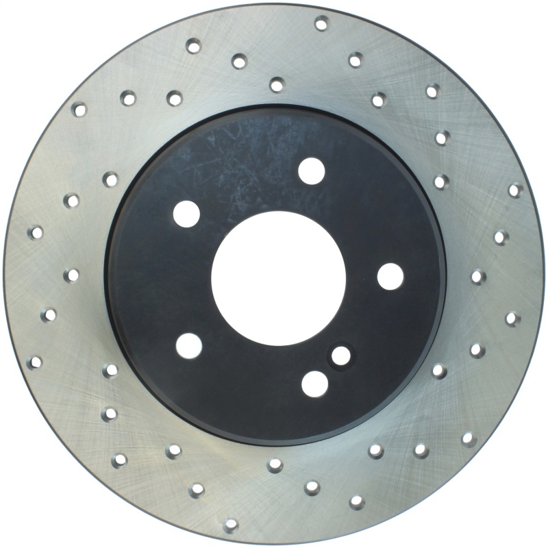 Mercedes-Benz C240 Brake Rotors (1) - Rear Left - Stoptech - Sport Drilled - Black - `03-`05